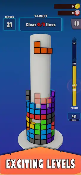 Helix Blocks online game with UptoPlay