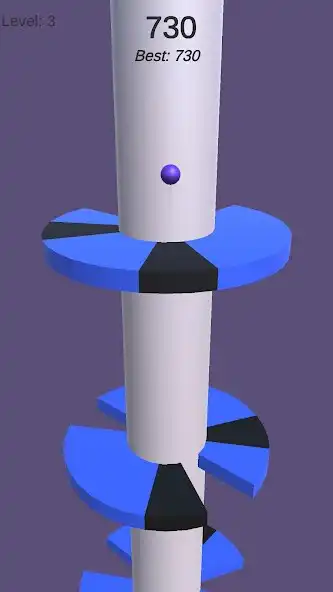 Play Helix Fall as an online game Helix Fall with UptoPlay