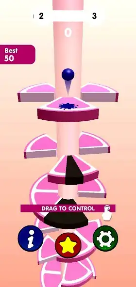 Play Helix Fruit - Jump Ball 3D  and enjoy Helix Fruit - Jump Ball 3D with UptoPlay