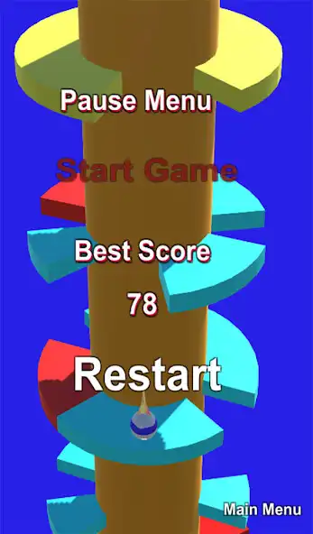 Play Helix Rotate ball as an online game Helix Rotate ball with UptoPlay