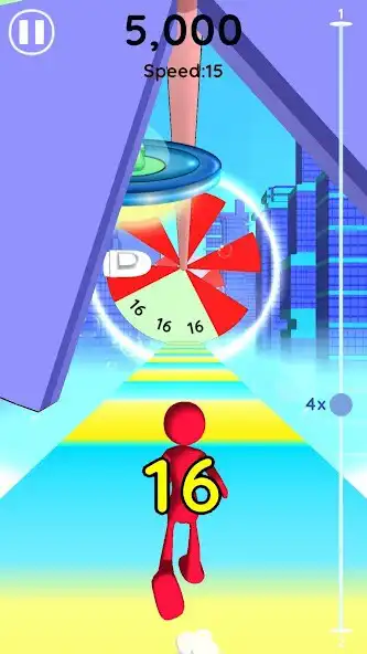 Play Helix Run 2048 as an online game Helix Run 2048 with UptoPlay