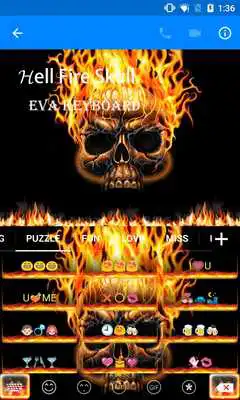 Play Hell Fire Eva Emoji Keyboard