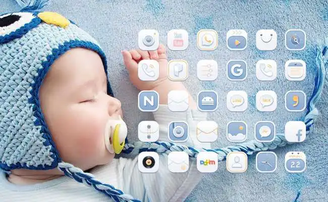 Play Hello Baby launcher theme