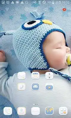 Play Hello Baby launcher theme