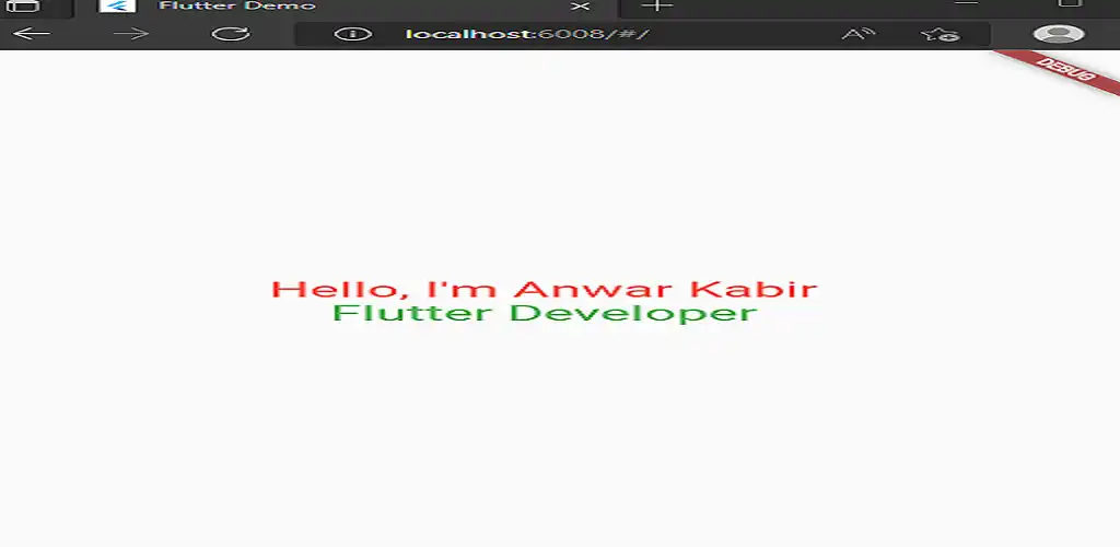 Play Hello Flutter as an online game Hello Flutter with UptoPlay