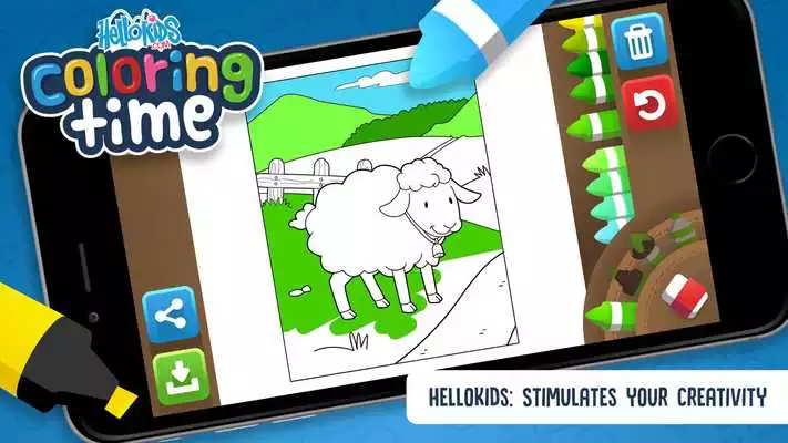 Play Hellokids Animal Coloring Time