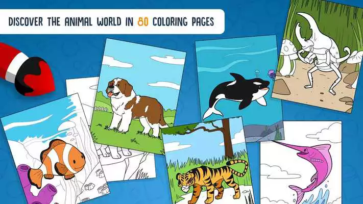 Play Hellokids Animal Coloring Time