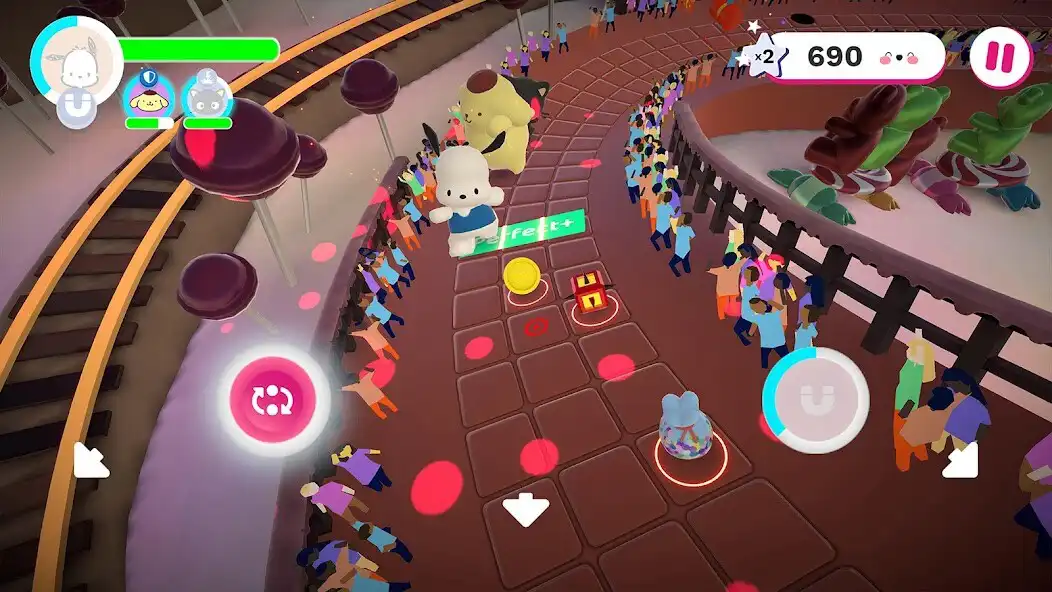 Play HELLO KITTY HAPPINESS PARADE as an online game HELLO KITTY HAPPINESS PARADE with UptoPlay