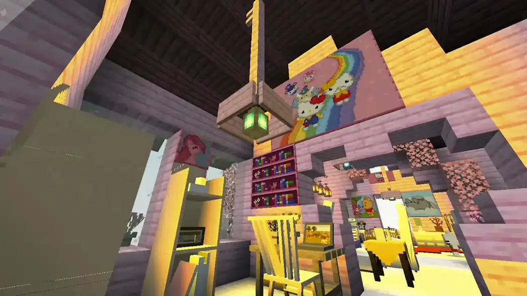 Hello Kitty Mod for Minecraft online game with UptoPlay