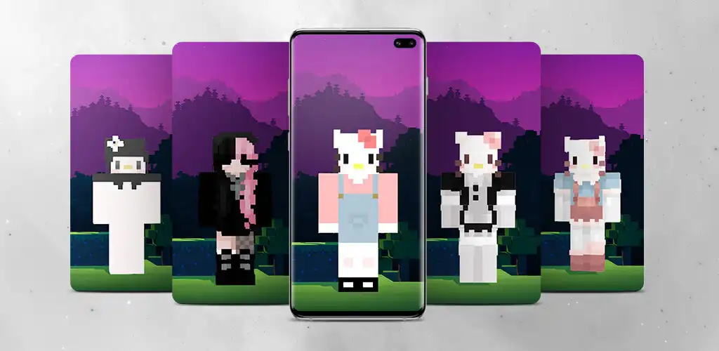 Play Hello Kitty Skin for Minecraft  and enjoy Hello Kitty Skin for Minecraft with UptoPlay