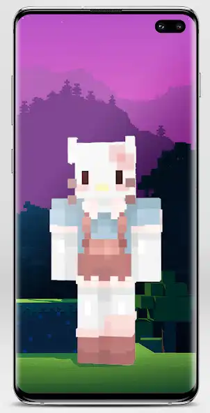 Play Hello Kitty Skin for Minecraft as an online game Hello Kitty Skin for Minecraft with UptoPlay