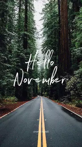 Play hello november wallpaper  and enjoy hello november wallpaper with UptoPlay