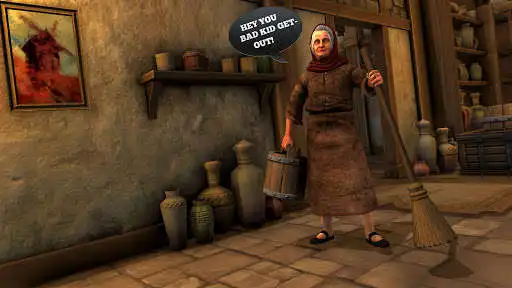 Play Hello Scary Stepmother - Horror Mad Granny Game as an online game Hello Scary Stepmother - Horror Mad Granny Game with UptoPlay