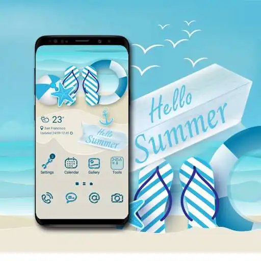 Play Hello Summer Beach Theme APK