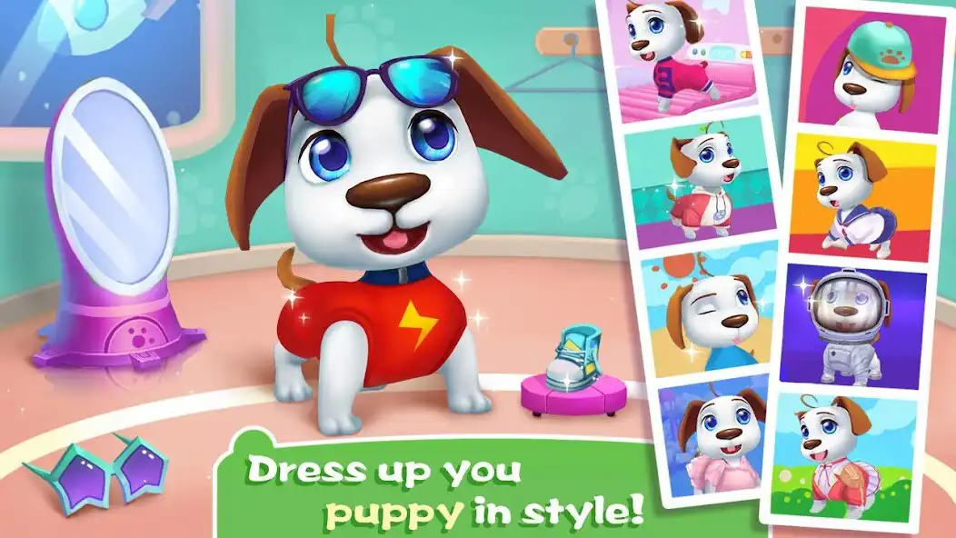 Play Hello！Virtual Space Puppy：3D as an online game Hello！Virtual Space Puppy：3D with UptoPlay