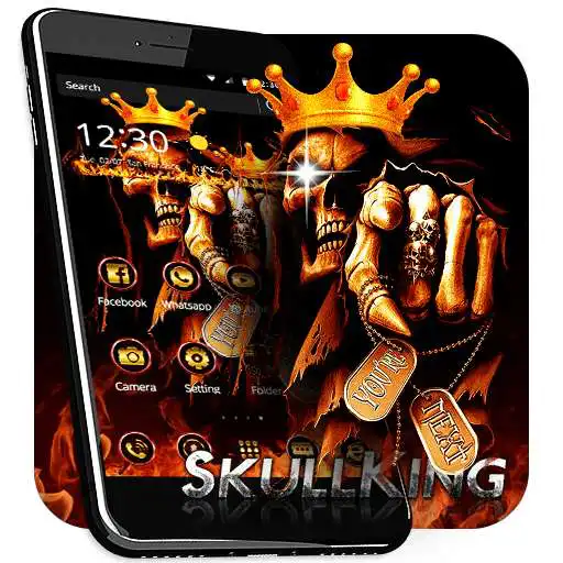 Free play online Hell Skull King Theme  APK
