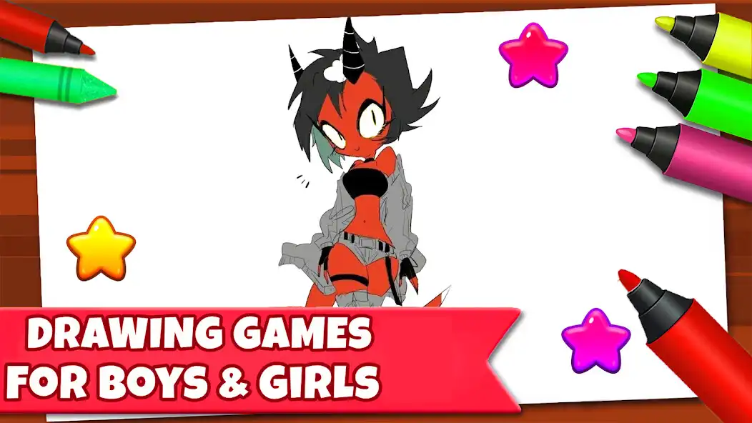 Play Helluva Boss easy drawing  and enjoy Helluva Boss easy drawing with UptoPlay