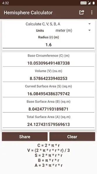 Play Hemisphere Calculator  and enjoy Hemisphere Calculator with UptoPlay