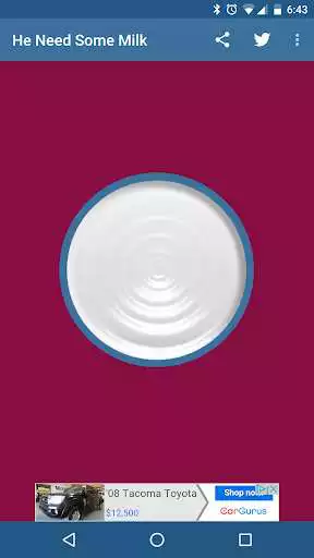 Play He Need Some Milk Button Play He Need Some Milk Button