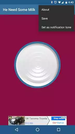 Play He Need Some Milk Button Play He Need Some Milk Button