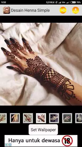 Play Henna Design Simple  and enjoy Henna Design Simple with UptoPlay
