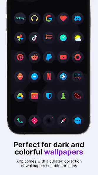 Play Hera Dark: Circle Icon Pack as an online game Hera Dark: Circle Icon Pack with UptoPlay