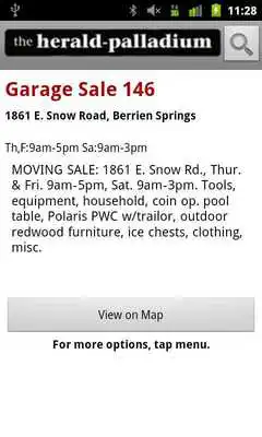 Play Herald Palladium Garage Sales