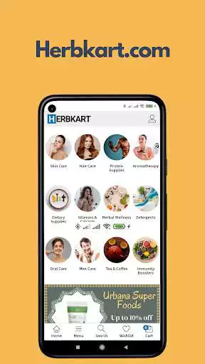 Play Herbkart - Online Shopping App  and enjoy Herbkart - Online Shopping App with UptoPlay