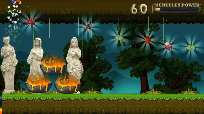 Play Hercules run: Fruits