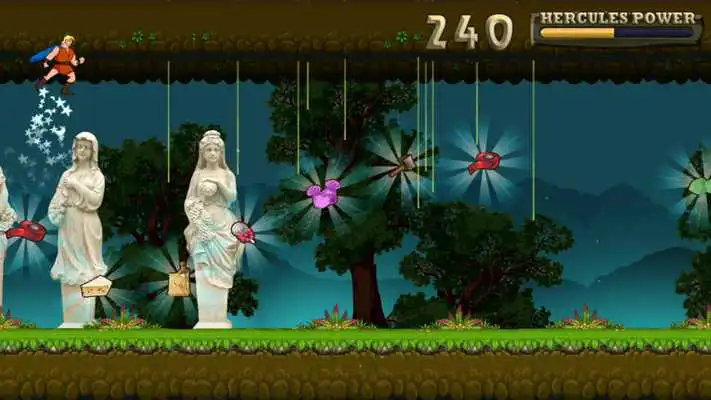 Play Hercules run: Fruits