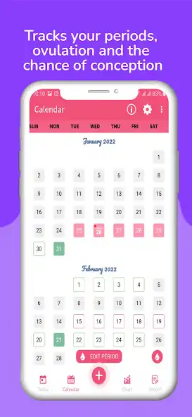 Play Her Flow- Period Tracker as an online game Her Flow- Period Tracker with UptoPlay