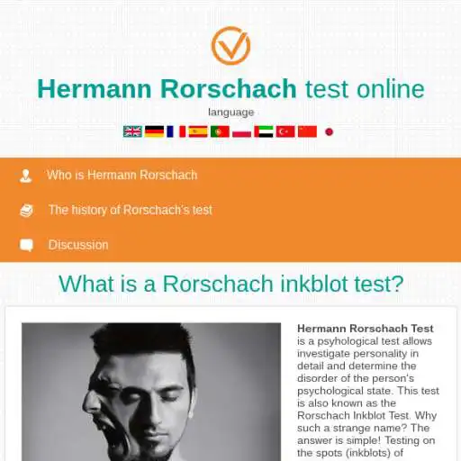 Run free android online Hermann Rorschach test (inkblot test) APK Run free android online Hermann Rorschach test (inkblot test) APK