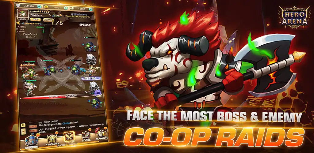 Play Hero Arena: AFK Battle RPG  and enjoy Hero Arena: AFK Battle RPG with UptoPlay