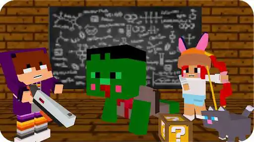 Play Herobrine and Siren Head : Monster school 3 as an online game Herobrine and Siren Head : Monster school 3 with UptoPlay