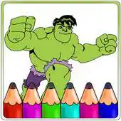 Free play online Hero Coloring Book For hulk APK