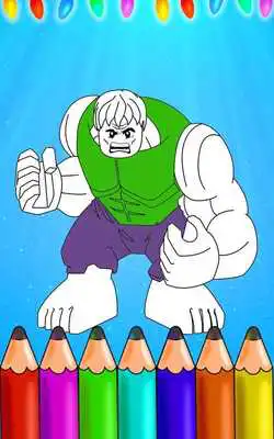 Play Hero Coloring Book For hulk Play Hero Coloring Book For hulk