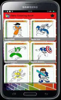 Play Hero Coloring Book