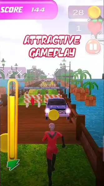 Play HeroE Runner Adventure 2021 as an online game HeroE Runner Adventure 2021 with UptoPlay