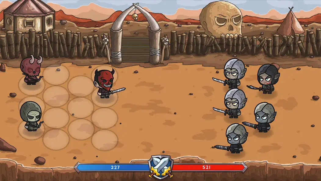 Play Heroes Battle Raid: Total war as an online game Heroes Battle Raid: Total war with UptoPlay