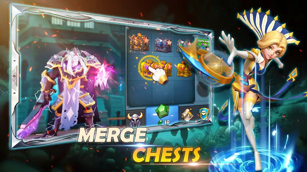 Play Heroes Era  - merge idle RPG as an online game Heroes Era  - merge idle RPG with UptoPlay