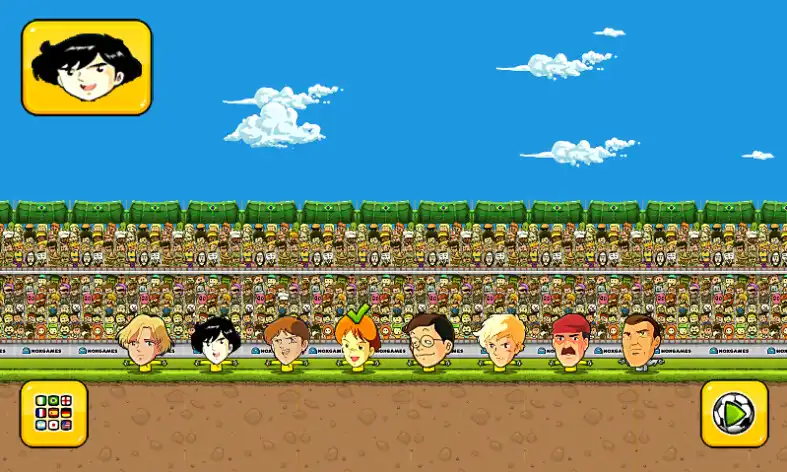 Play Heroes Head Soccer as an online game Heroes Head Soccer with UptoPlay
