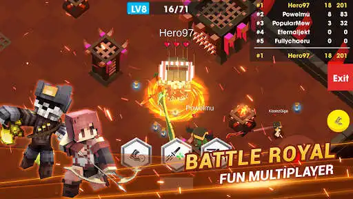 Play APK Heroes.io - Multiplayer Battle Royale Arena  and enjoy Heroes.io - Multiplayer Battle Royale Arena with UptoPlay co.pamobile.gamestudio.battleio