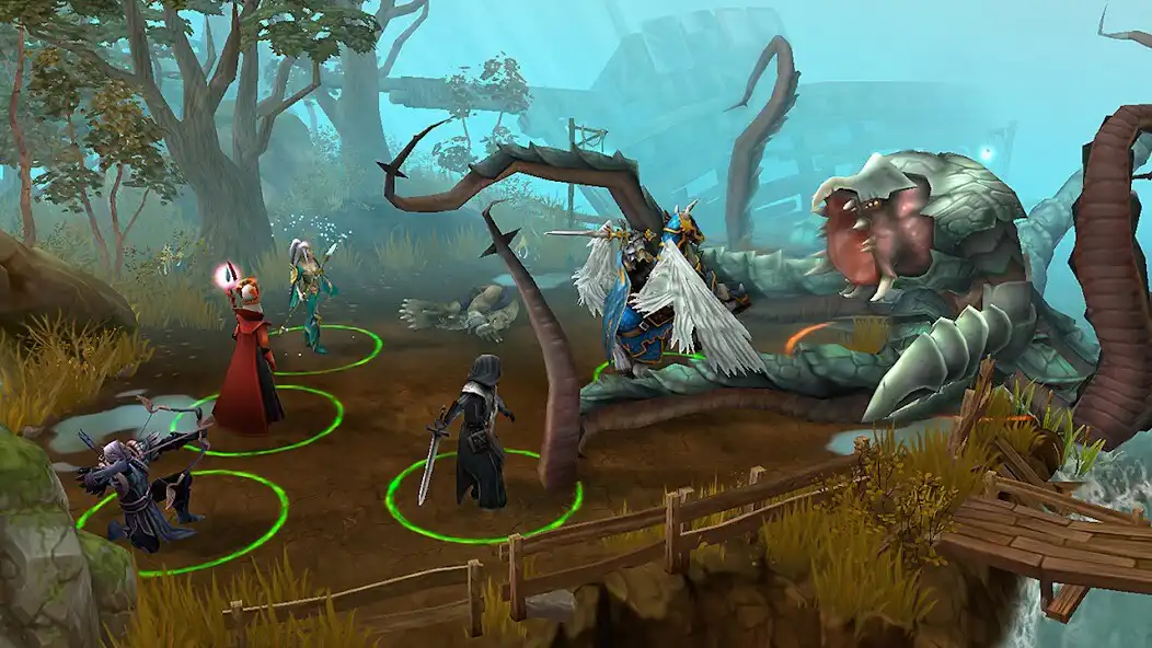 Play Heroes of Discord: Offline RPG as an online game Heroes of Discord: Offline RPG with UptoPlay