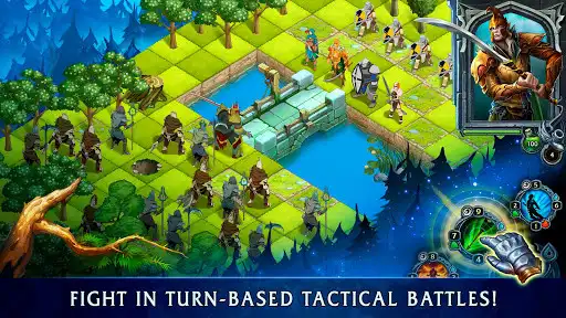 Play Heroes of War Magic - TBS RPG  and enjoy Heroes of War Magic - TBS RPG with UptoPlay