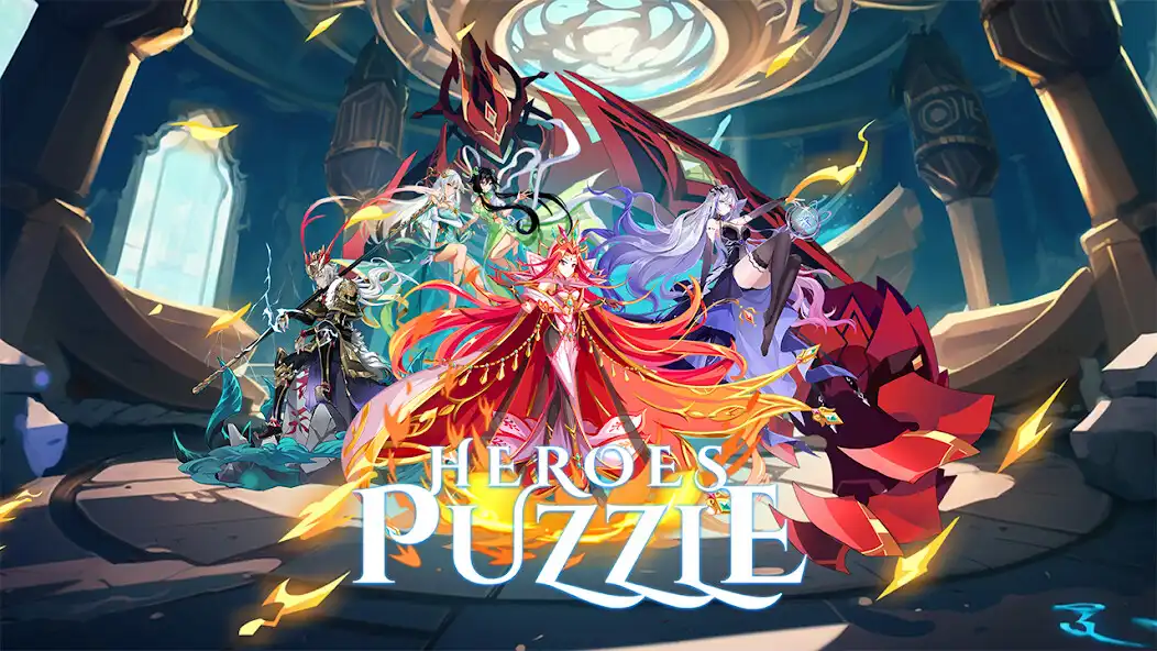 Play Heroes  Puzzles: Match-3 RPG  and enjoy Heroes  Puzzles: Match-3 RPG with UptoPlay