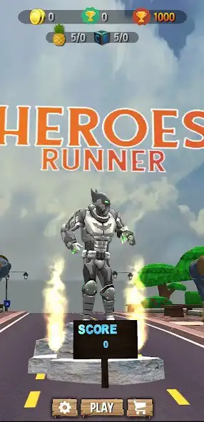 Play Heroes SuperRun:Endless Runner  and enjoy Heroes SuperRun:Endless Runner with UptoPlay