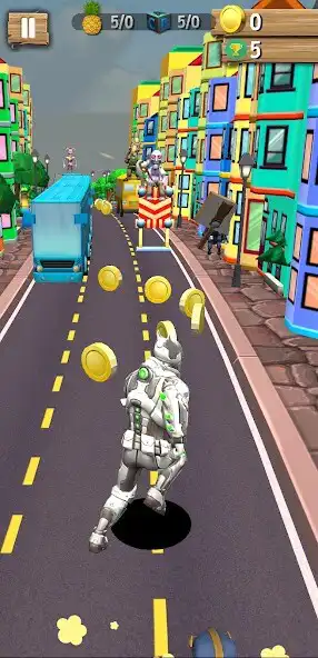 Play Heroes SuperRun:Endless Runner as an online game Heroes SuperRun:Endless Runner with UptoPlay