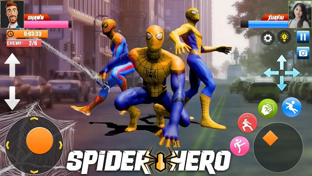 Play Hero Fighter Spider Games as an online game Hero Fighter Spider Games with UptoPlay