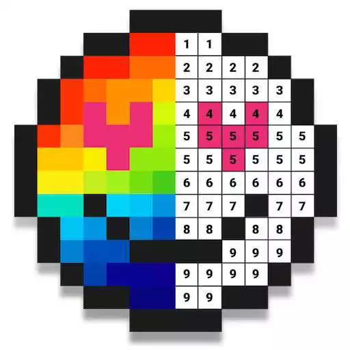 Free play online Hero Numbers - Number Coloring  APK