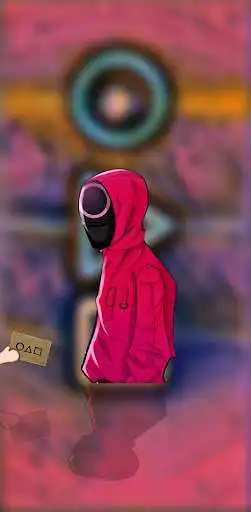 Play Hero Of Squid Game Art Wallpaper  and enjoy Hero Of Squid Game Art Wallpaper with UptoPlay